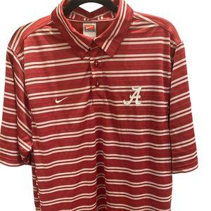 Nike Fit Dri Authentic Team University of Alabama Polo Size Large